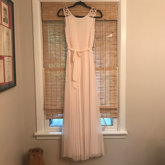 Jessica Simpson Maxi Dress NWT Blush/Ivory - Picture 1 of 3